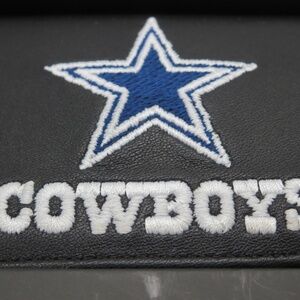 NWT Dallas Cowboys NFL Embroidered Leather Tri-fold Wallet